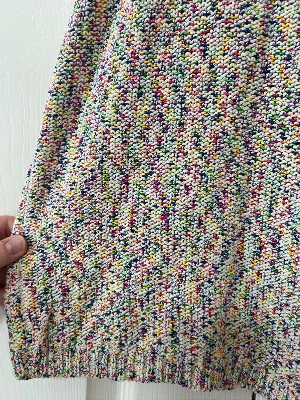 OshKosh B’gosh Confetti Knit Tank Top Girls 12 Multicolor Sleeveless Sweater